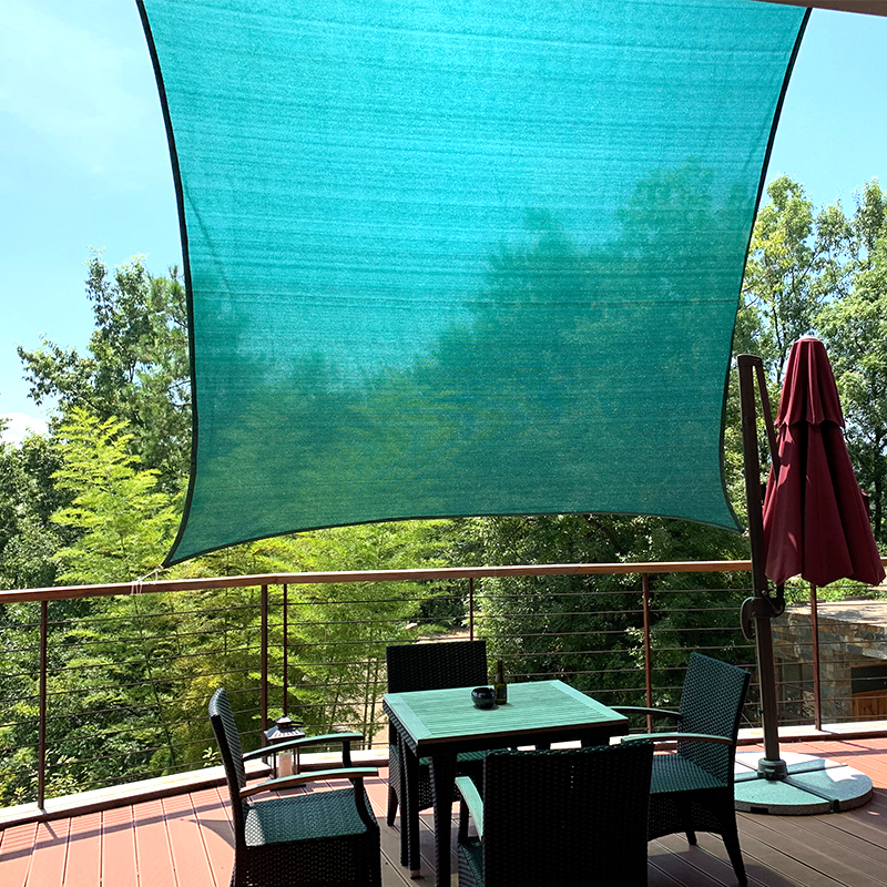 HDPE Garden Sail Shade القماش / المظلة